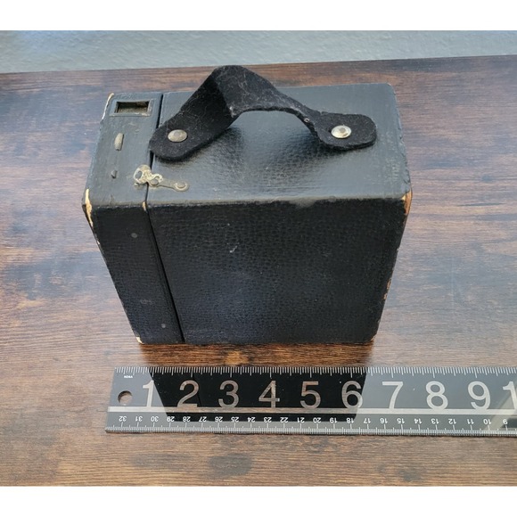 Vintage Eastman Kodak No. 2-A Brownie Box Camera Made In USA Shutter Works - Picture 8 of 16